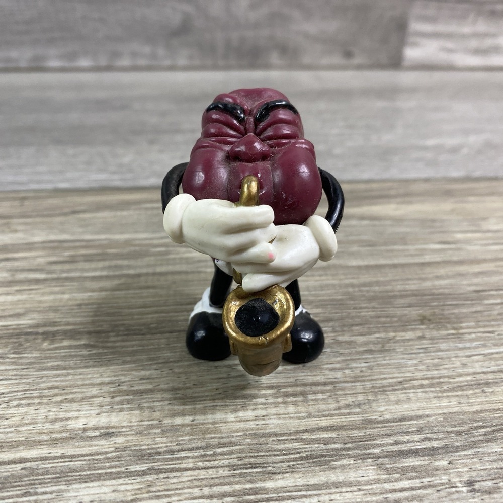 1987 California Raisins Hardee's Series #1 Sax PVC Figure Used 8066